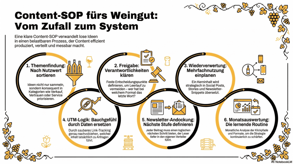 Content-SOP fürs Weingut