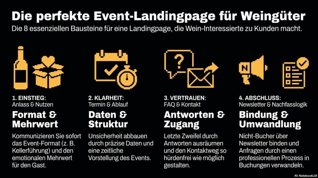 Event-Landingpages für Weingüter
