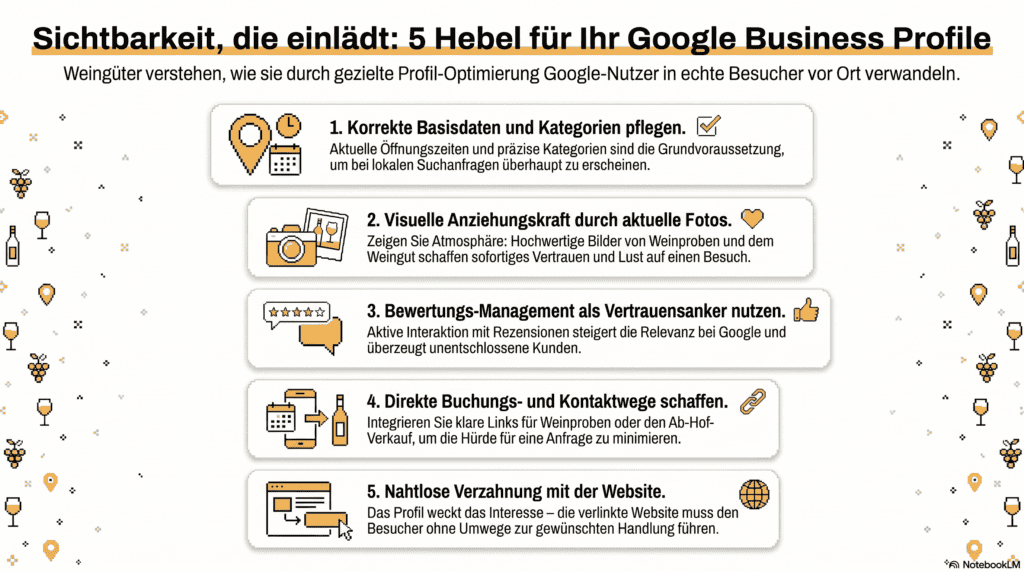 Google Business Profile für Weingüter