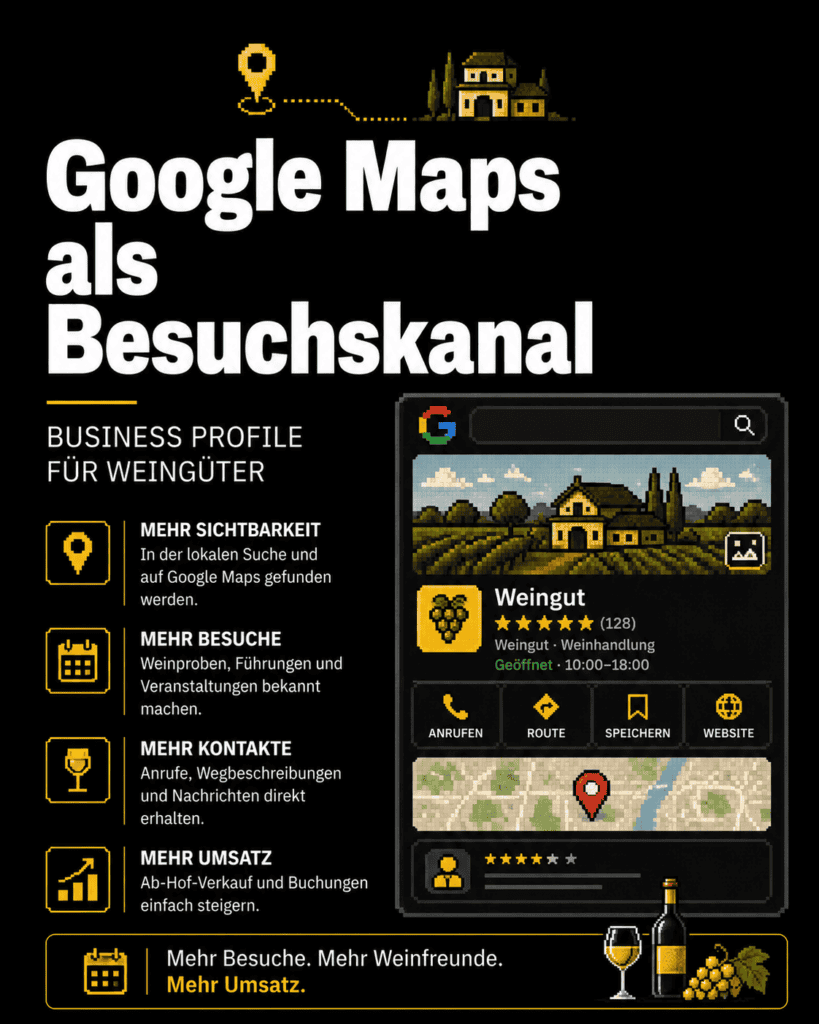Google Business Profile für Weingüter