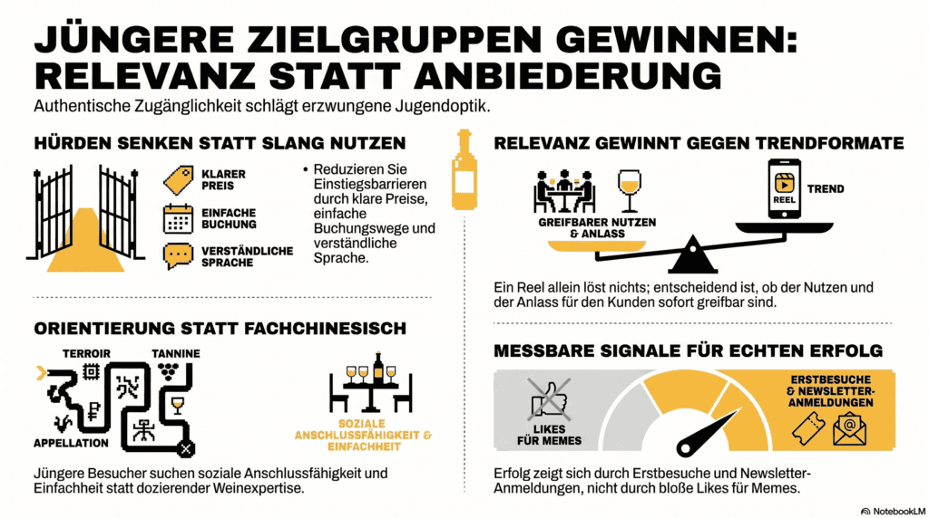 Jüngere Zielgruppen für Weingüter