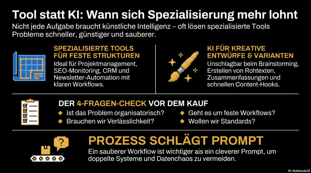 Tool statt KI