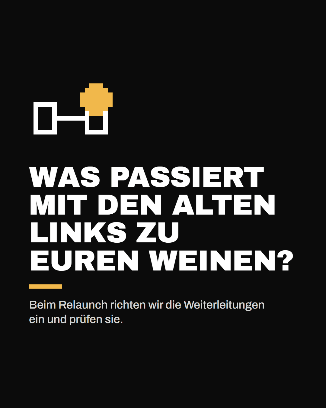 Neue Weingut-Website: Was passiert mit den bisherigen Links zu euren Weinen?
