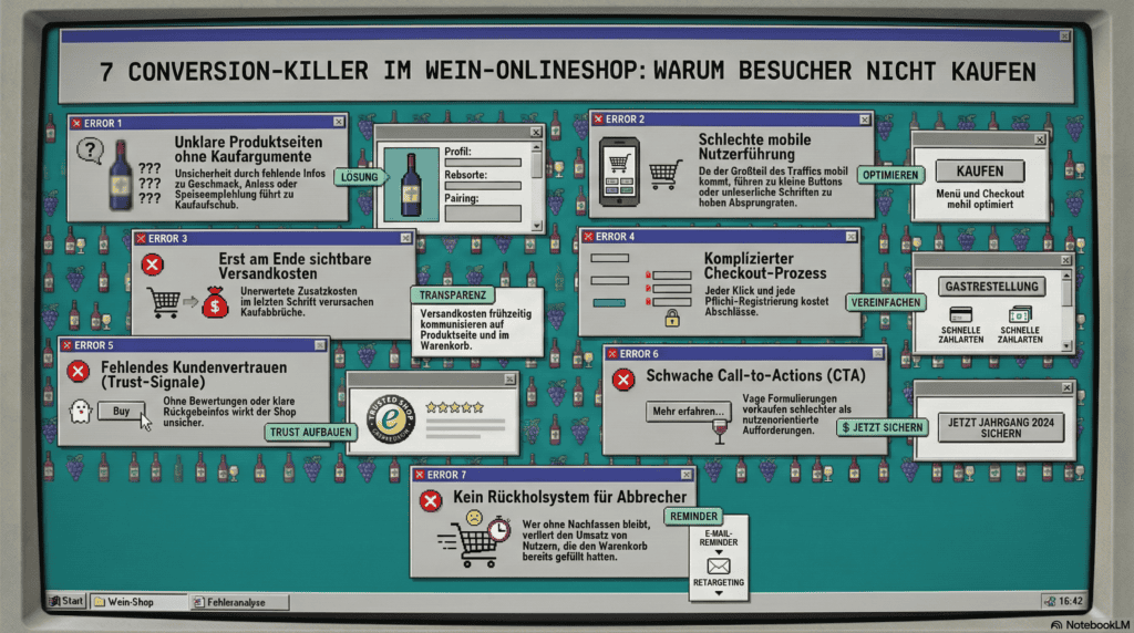 conversion killer wein onlineshop