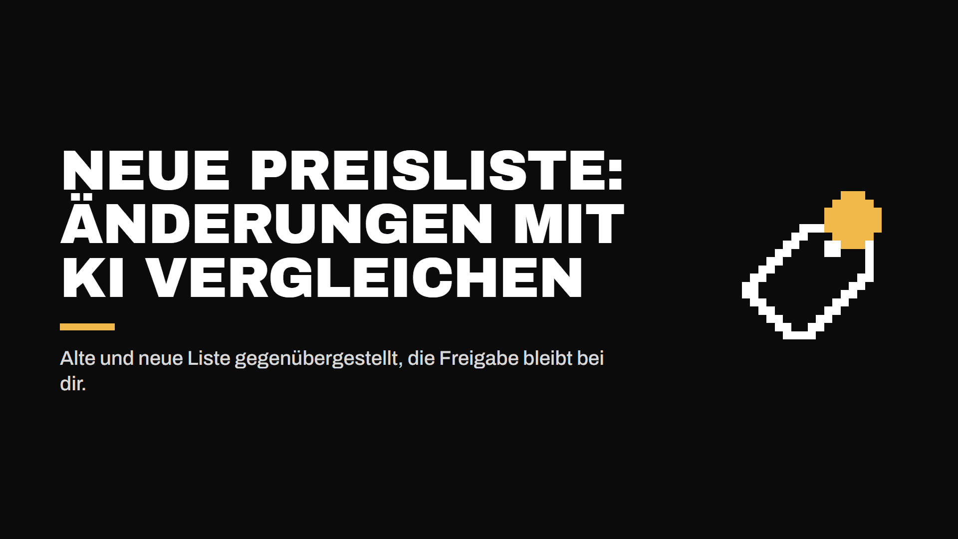 Neue Preisliste fürs Weingut: Änderungen mit KI vergleichen und geordnet übernehmen — Infografik