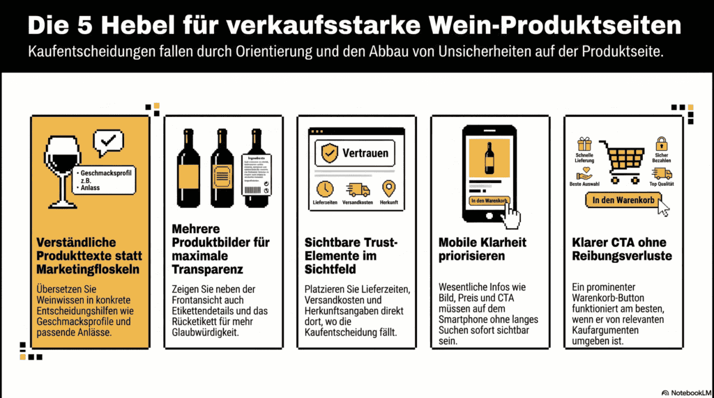 produktseiten wein onlineshop optimieren