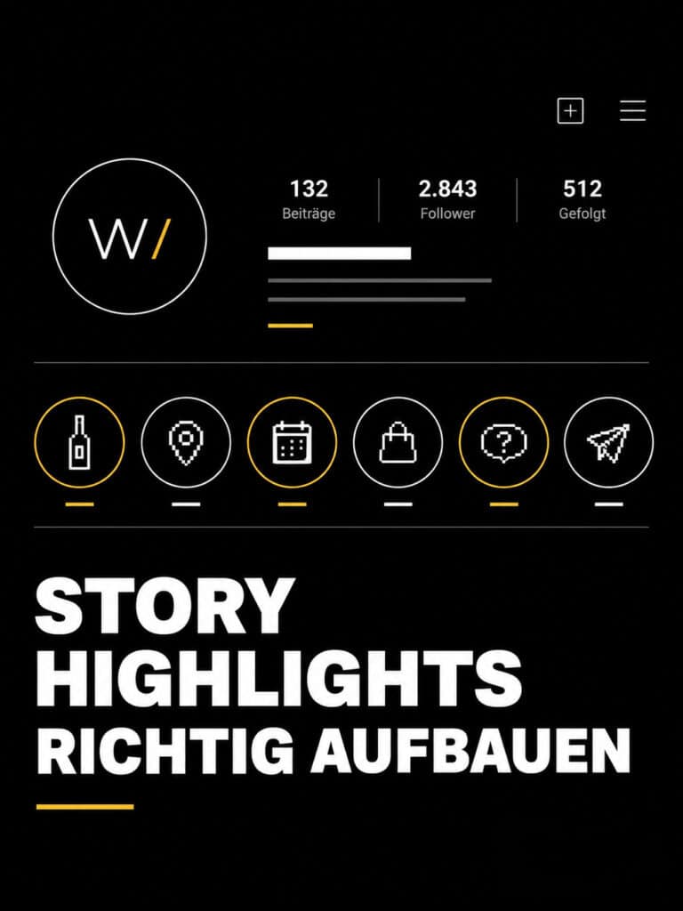 story highlights weingüter richtig aufbauen
