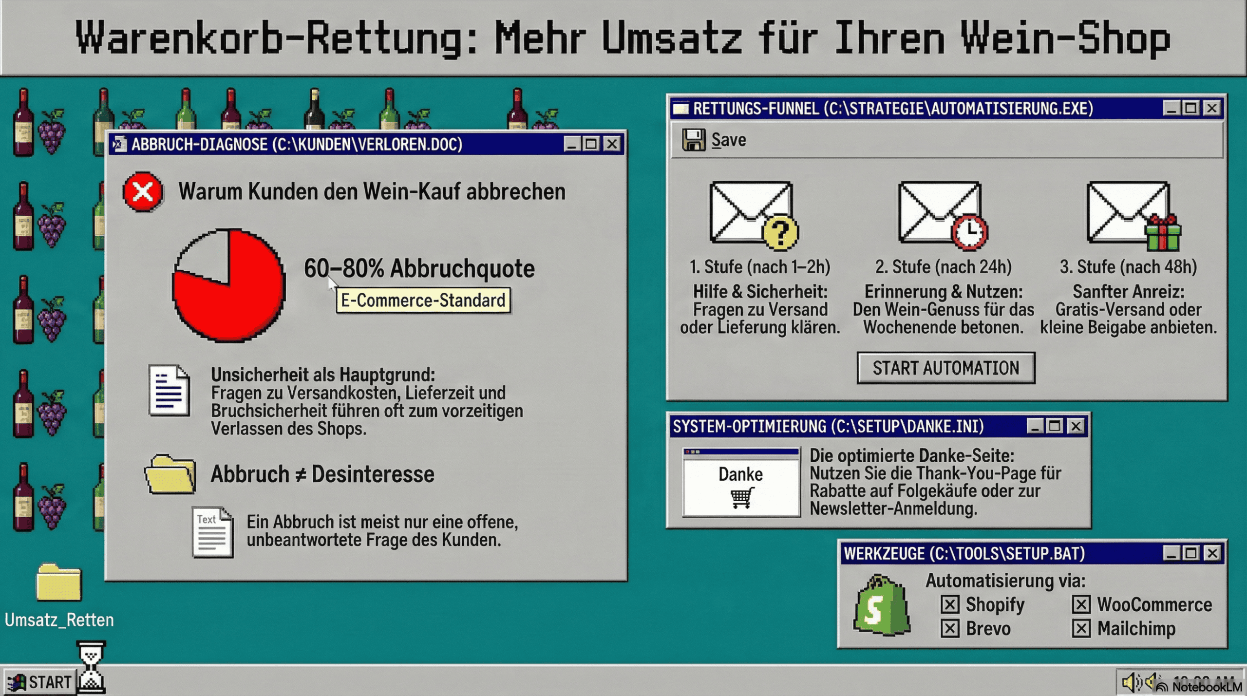 warenkorbabbrecher wein shop