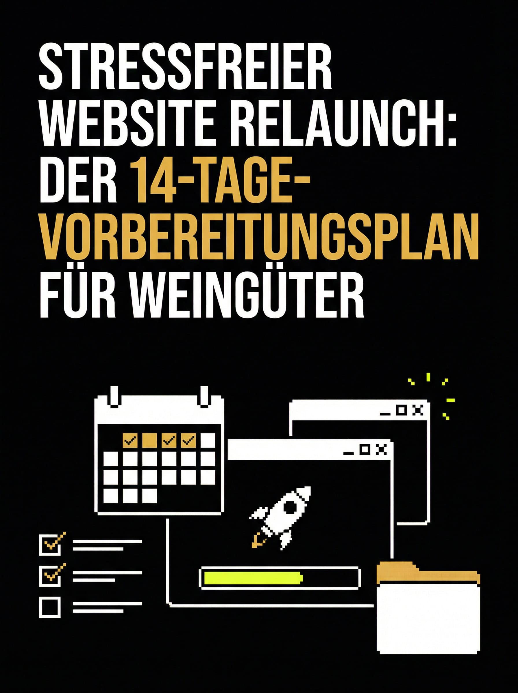 Website-Relaunch ohne Stress: Der 14-Tage-Vorbereitungsplan für Weingüter