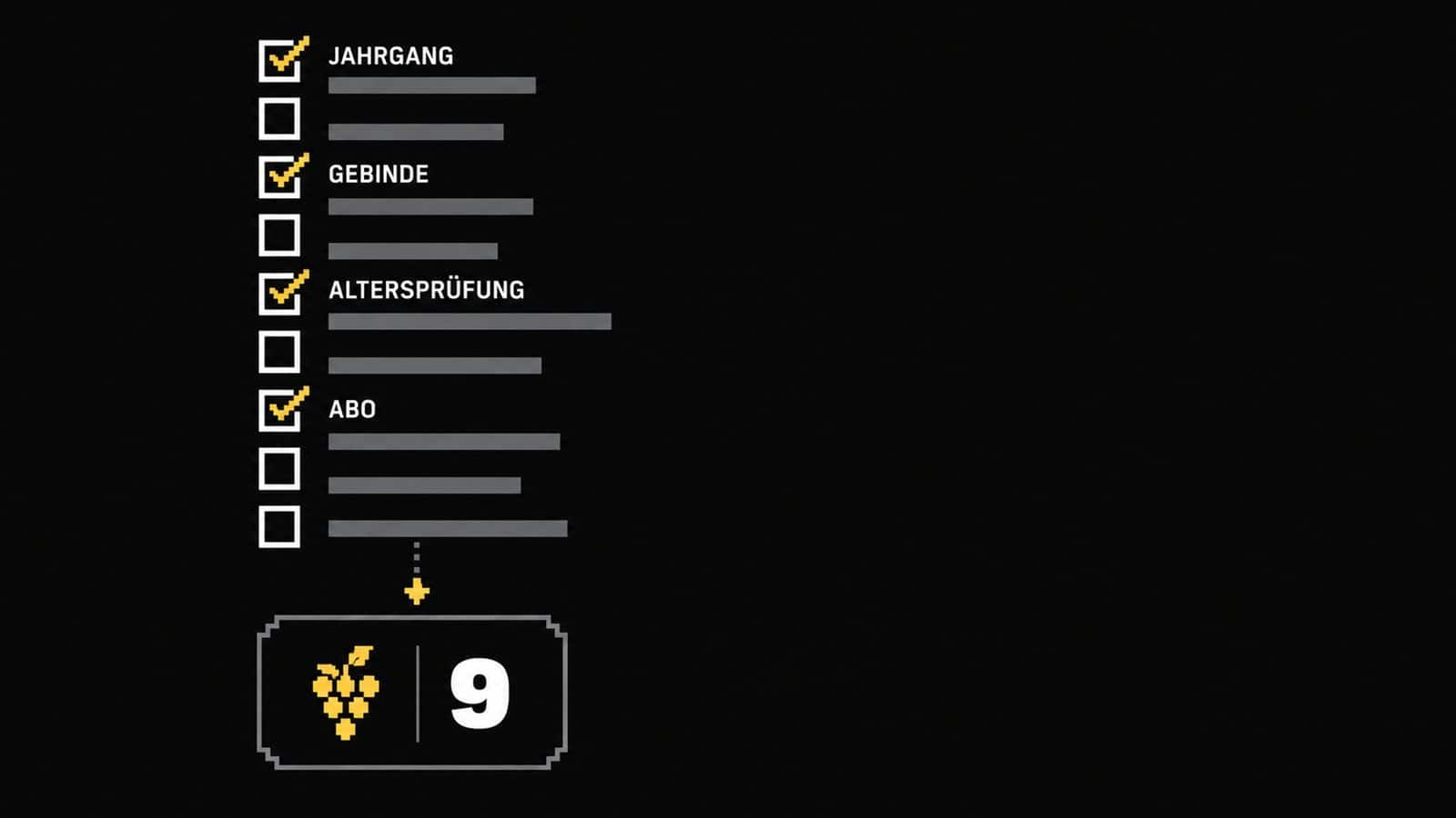 Checkliste der neun Weinshop Funktionen für Weingüter